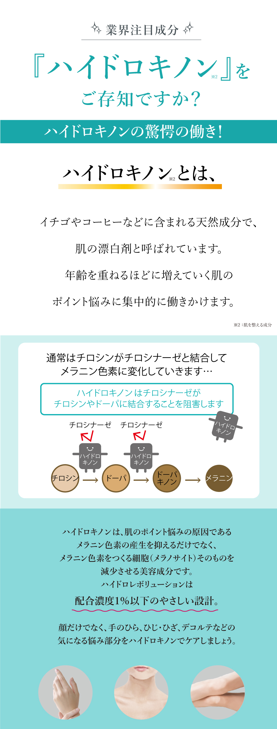 ハイドロキノンをご存知ですか？